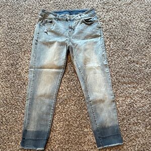 Time and Tru Light Blue Ankle Jeans